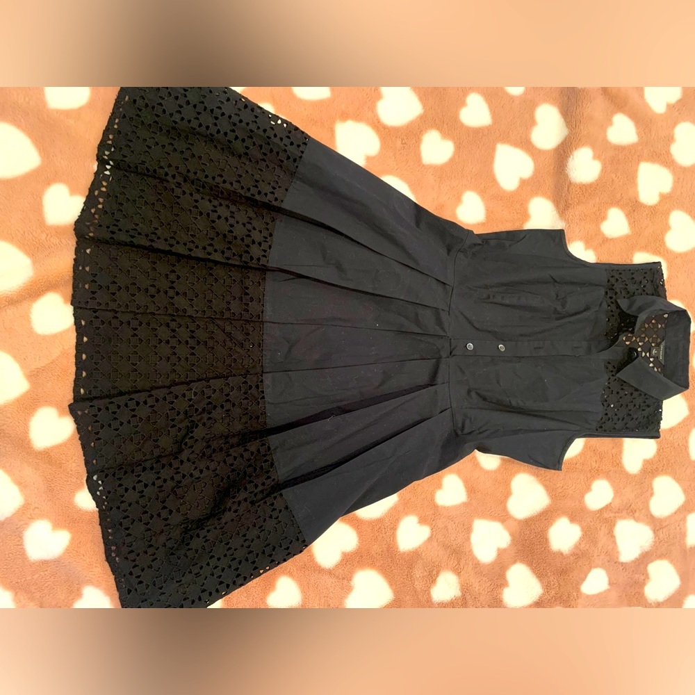 Ann Taylor dress , dark blue, almost black .